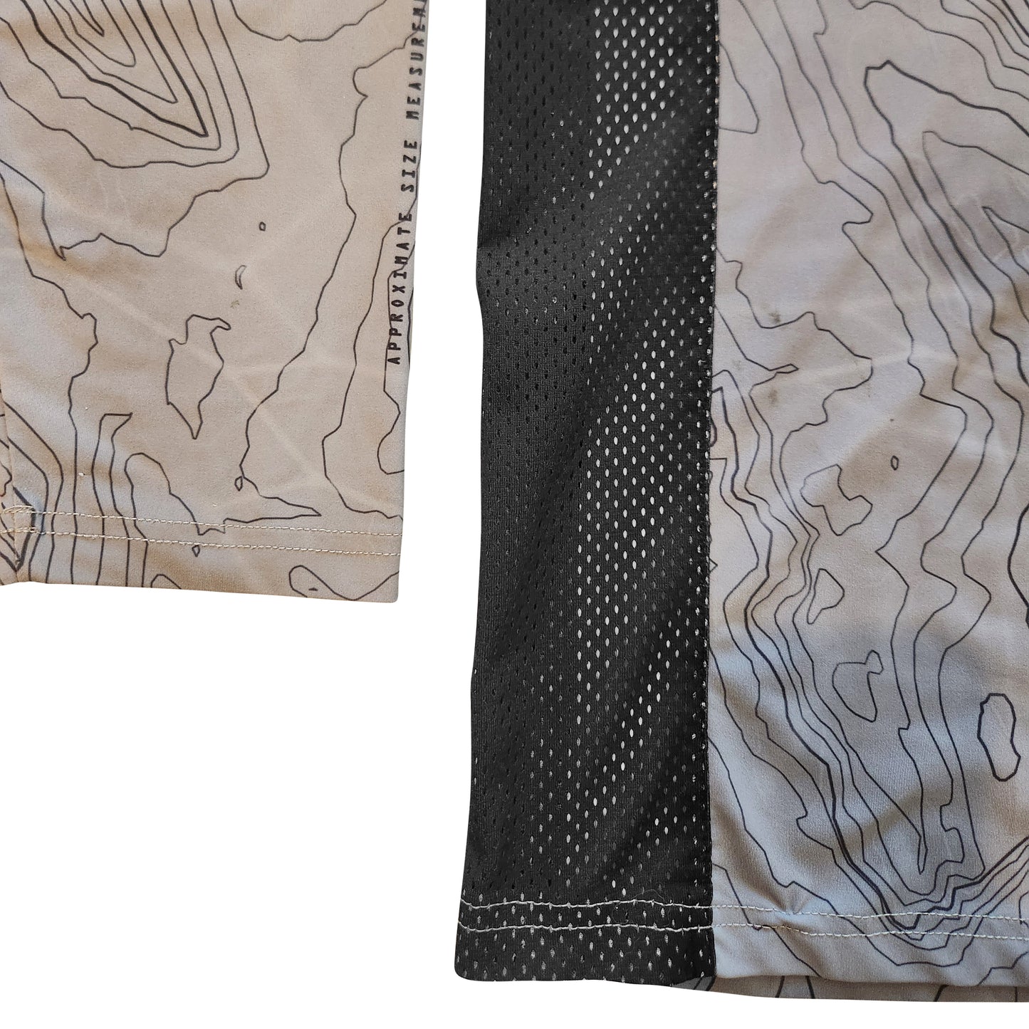 Performance Long Sleeve Hoodie Shirt with Mask - Contour Camo - Gray