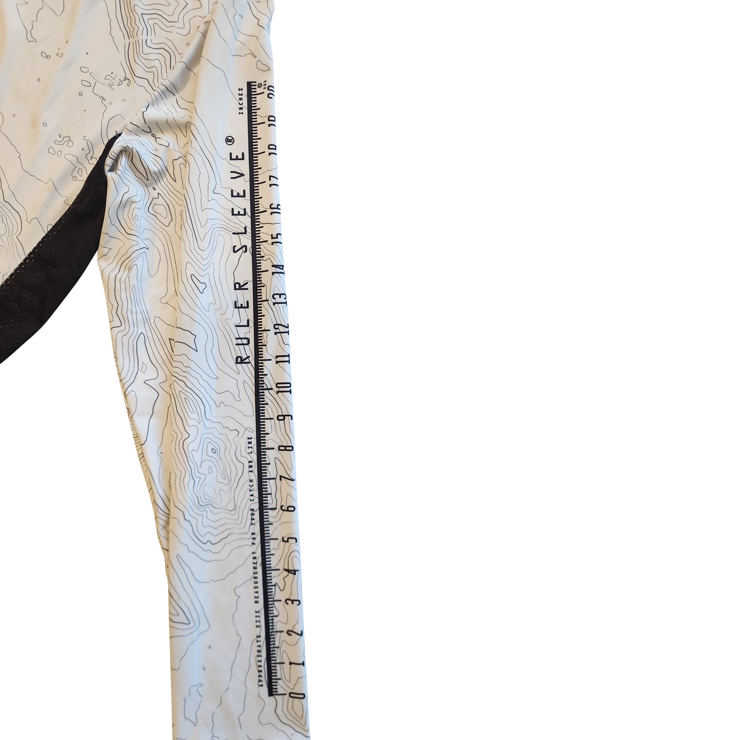 Performance Long Sleeve Hoodie Shirt with Mask - Contour Camo - White