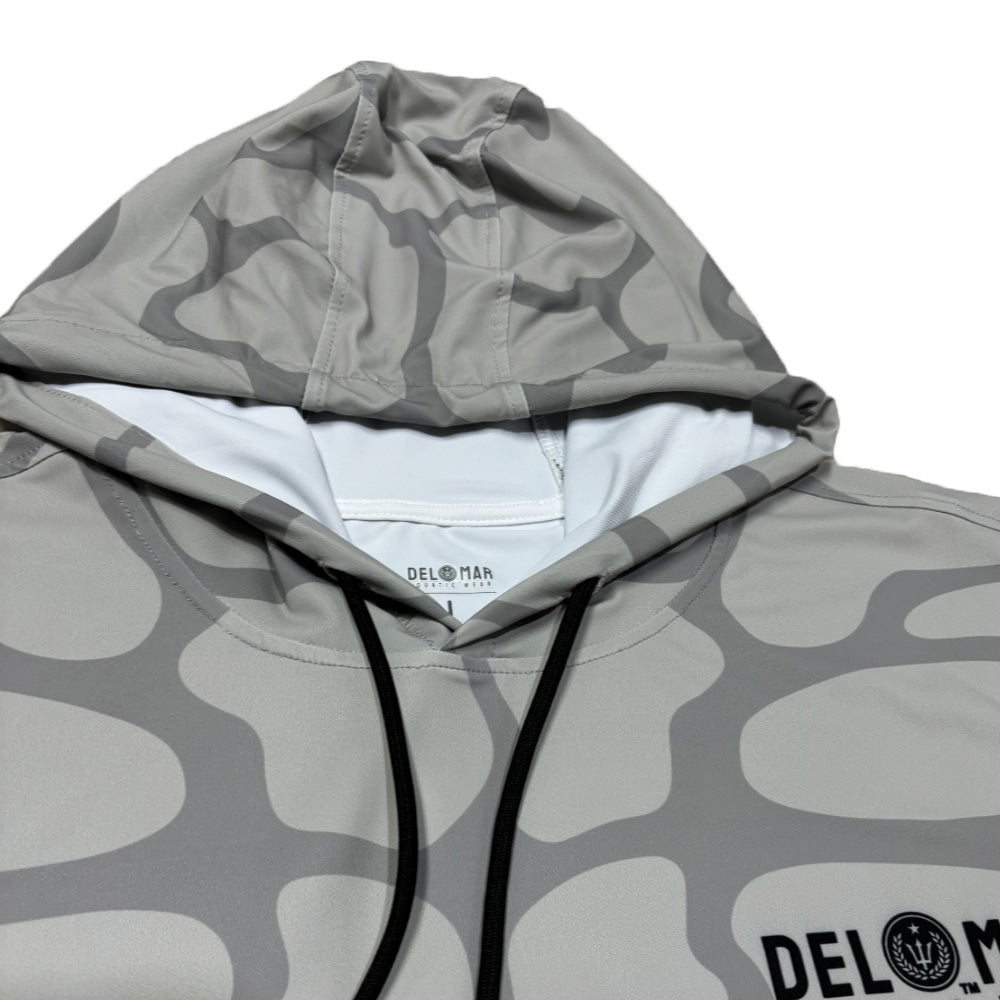 Performance Short Sleeve Shirt with Hood - Tiger Shark