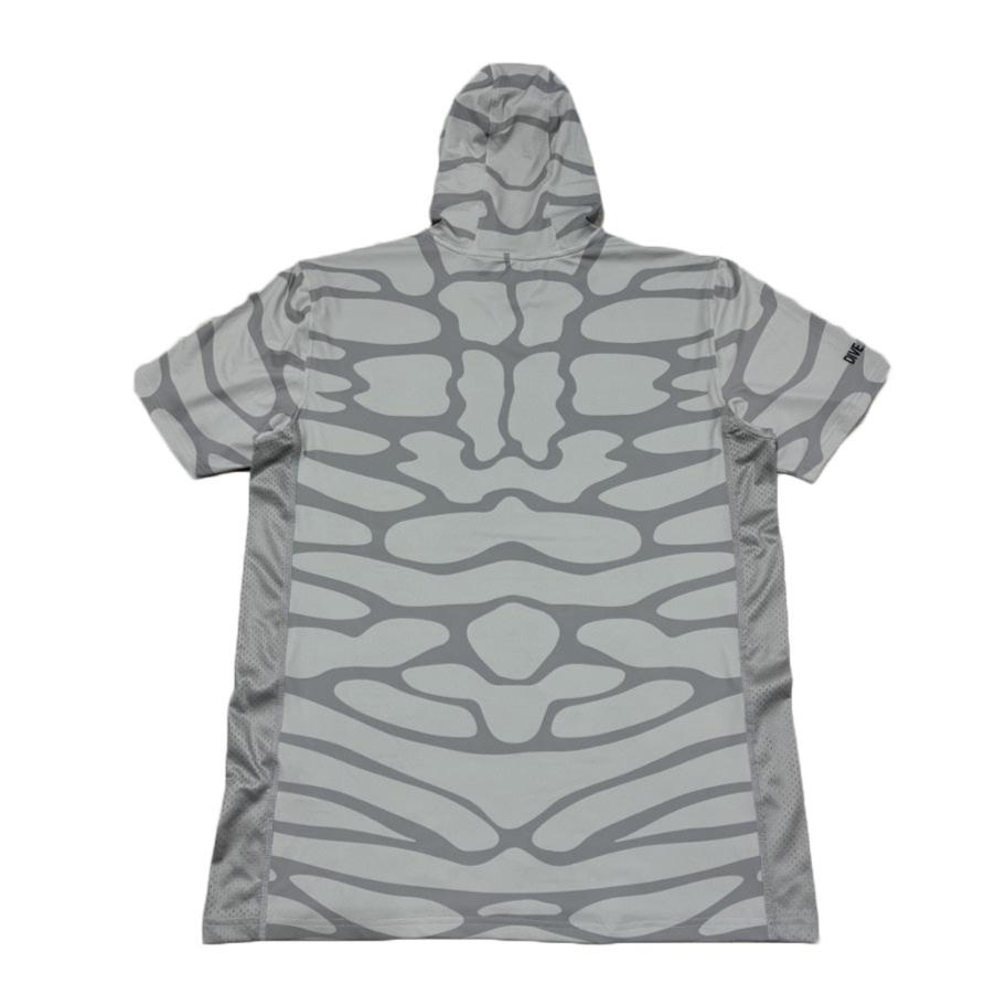 Performance Short Sleeve Shirt with Hood - Tiger Shark