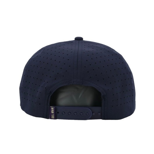 Laser Cut Mesh Performance Fishing Hat - Tunaville - Navy