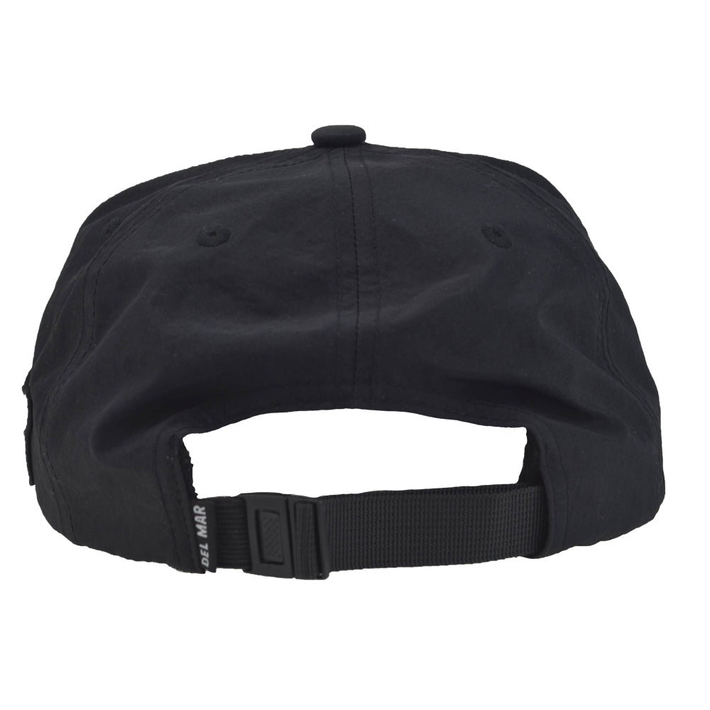 Unstructured Strapback Hat - Great White Shark - Black