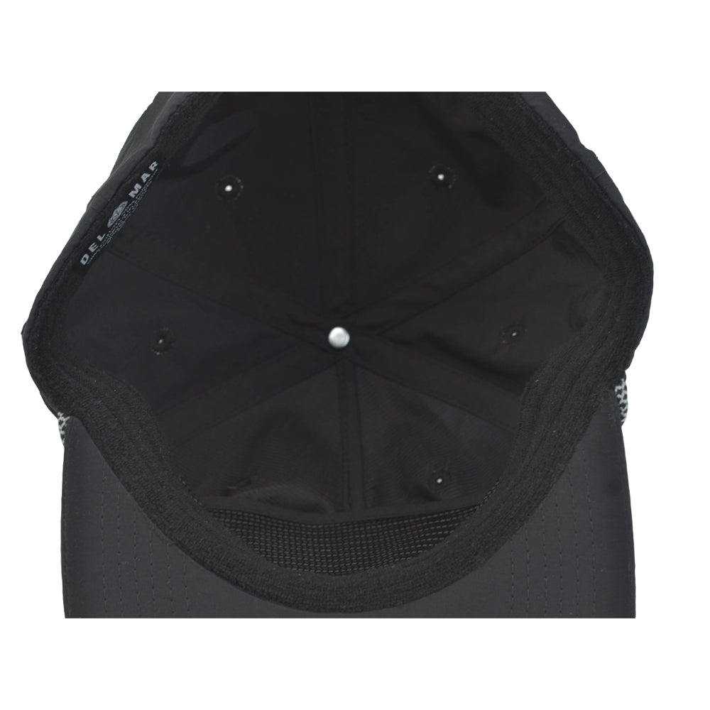 Unstructured Strapback Hat - Great White Shark - Black
