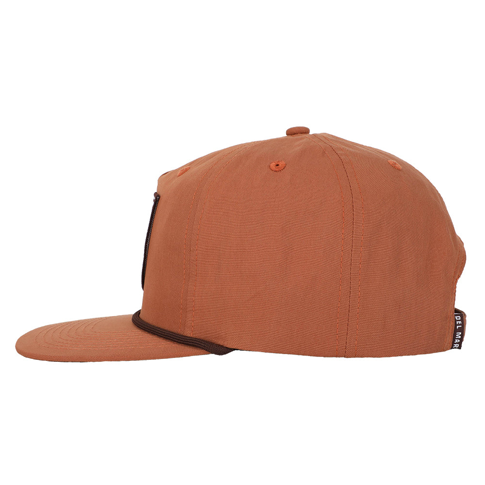 Unstructured Strapback Hat - Whale Shark - Brown