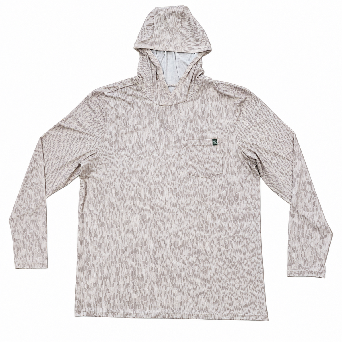 Performance Long Sleeve Shirt with Hood - Tidewood Camo