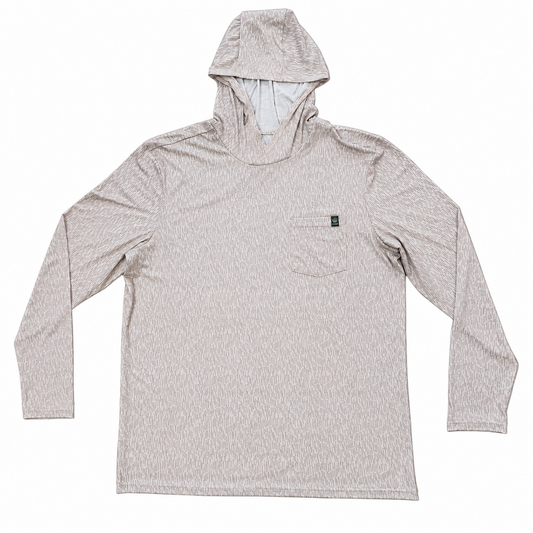 Performance Long Sleeve Shirt with Hood - Tidewood Camo