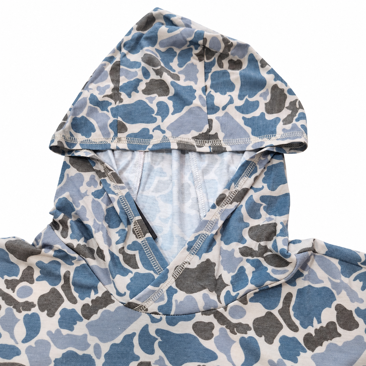 Performance Long Sleeve Shirt with Hood - Hunting Camo