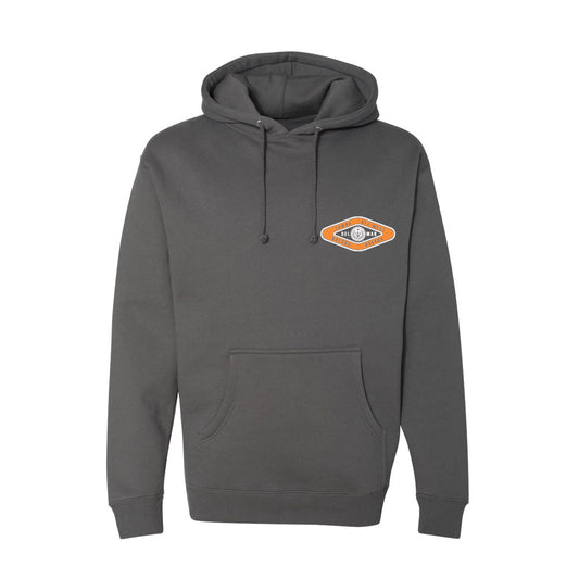 Del Mar Hooded Sweatshirt - White Shark - Sharkskin Gray