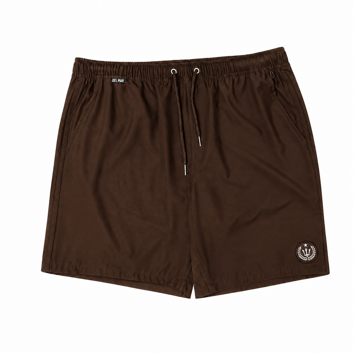 Mens UDT Dive Fish Swim Shorts - Brown