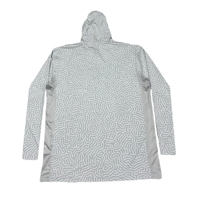 Performance Long Sleeve Hoodie Shirt - Brain Coral