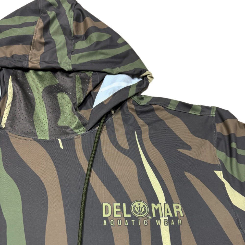 Performance Long Sleeve Hoodie Shirt with Mask - Glades Camo