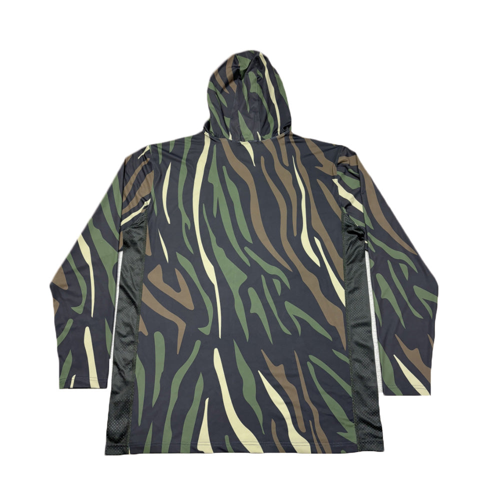 Performance Long Sleeve Hoodie Shirt with Mask - Glades Camo