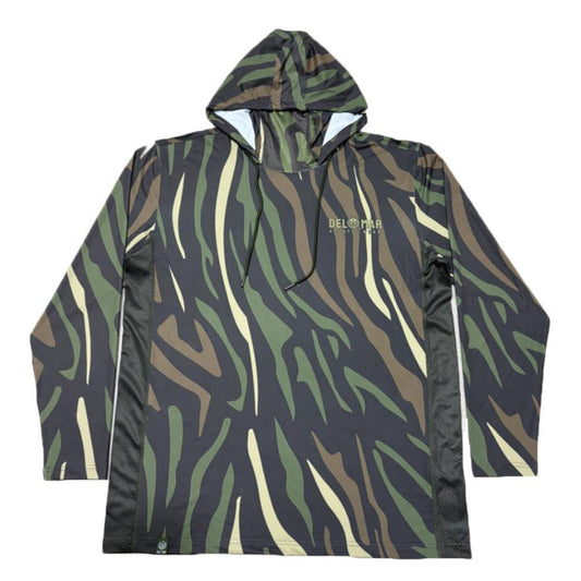 Performance Long Sleeve Hoodie Shirt with Mask - Glades Camo