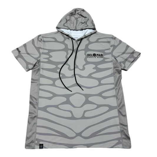 Performance Short Sleeve Shirt with Hood - Tiger Camo