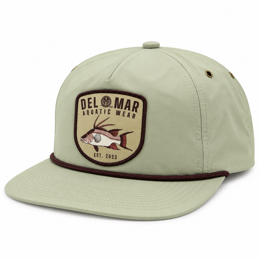 Del Mar Hogfish Rope Fishing Hat – Khaki